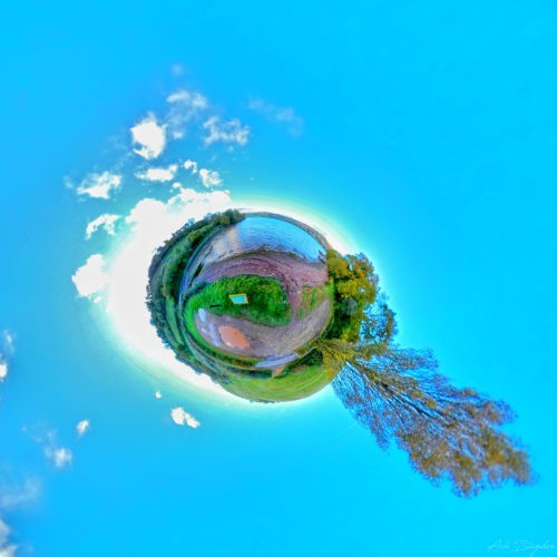 Arch Brook Tiny Planet - Newton Abbot