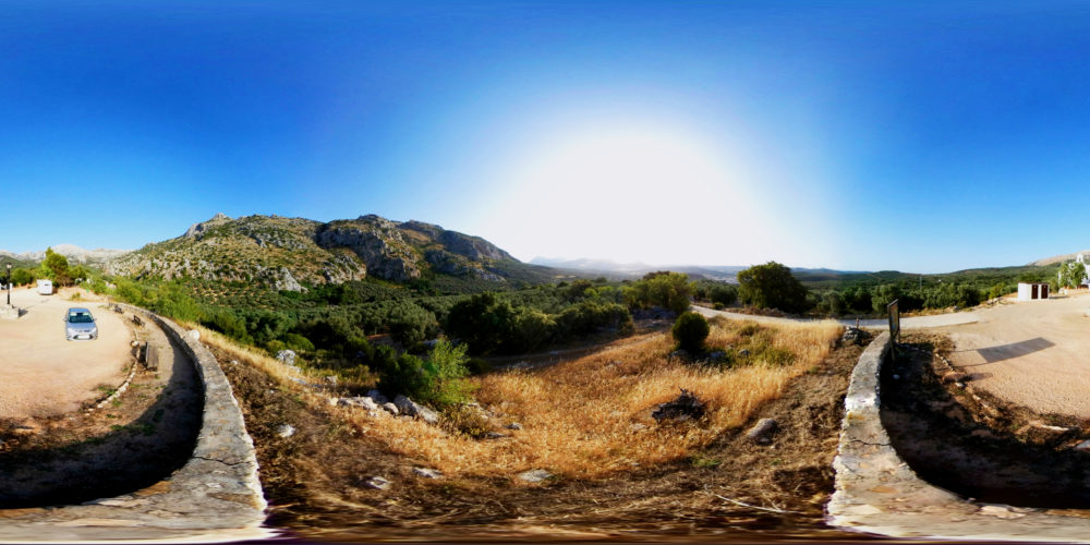 Hondonero viewpoint Villanueva del Rosario - Spain 360 Panoramic