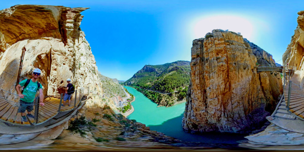 Caminito del Rey, El Chorro - Spain - 360 Panoramic Caminito del Rey, El Chorro - Spain - 360 Panoramic