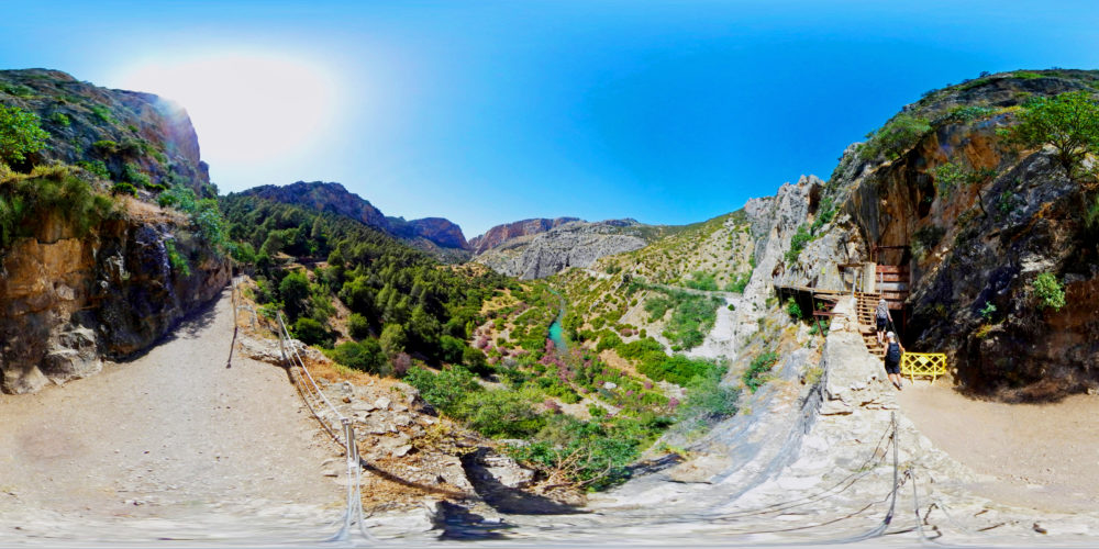 Caminito del Rey, El Chorro Spain 360 Panoramic Caminito del Rey, El Chorro Spain 360 Panoramic