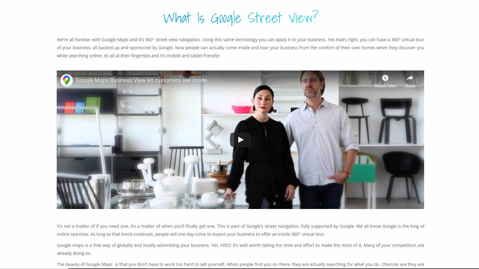 What is Google Street View