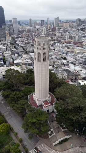 Coit Tower 20221004 Drone Shot San Francisco 1