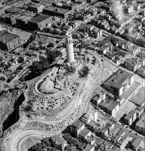 Coit Tower Memorial Tower 1933, San Francisco