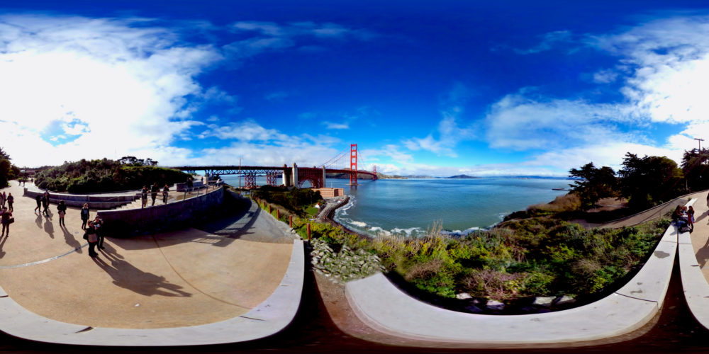 Golden Gate Bridge, San Francisco - USA 360 Panoramic