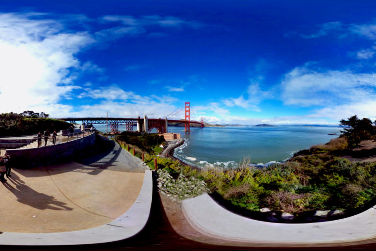 Golden Gate Bridge, San Francisco - USA 360 Panoramic