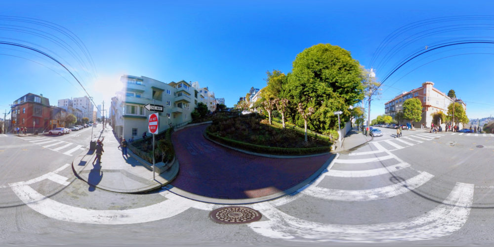 Lombard Street San Francisco - USA 360 Panoramic