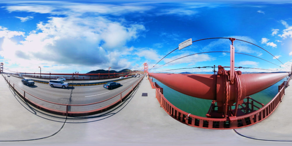 Golden Gate Bridge, San Francisco - USA 360 Panoramic
