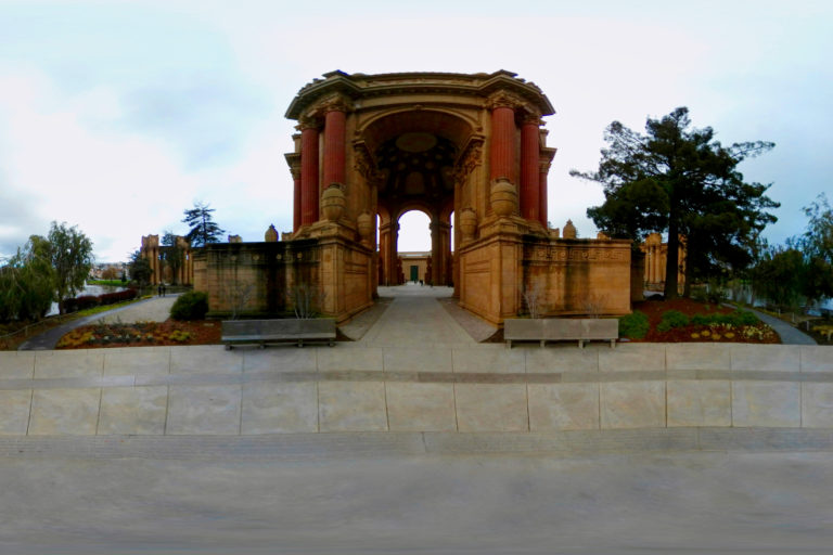 Palace of Fine Arts, San Francisco - USA 360 Panoramic