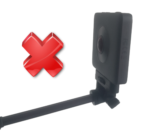 Wrong Selfie Stick Placement