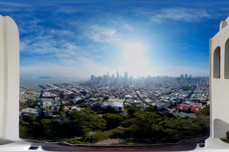 South Coit Tower, San Francisco - USA 360 Panoramic