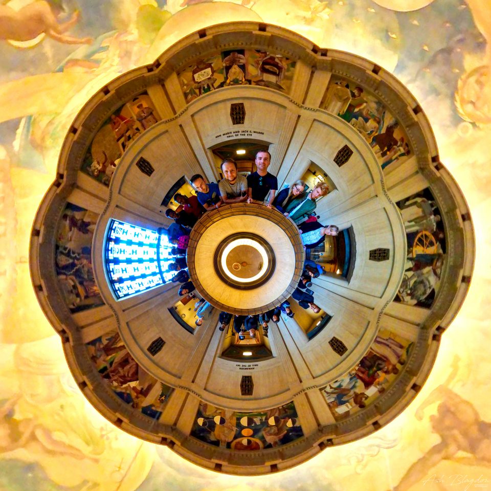 Foucault Pendulum 2017, Griffith Observatory, Los Angeles, USA - Tiny Planet