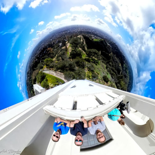 Griffith Observatory 2017, Los Angeles, USA - Tiny Planet