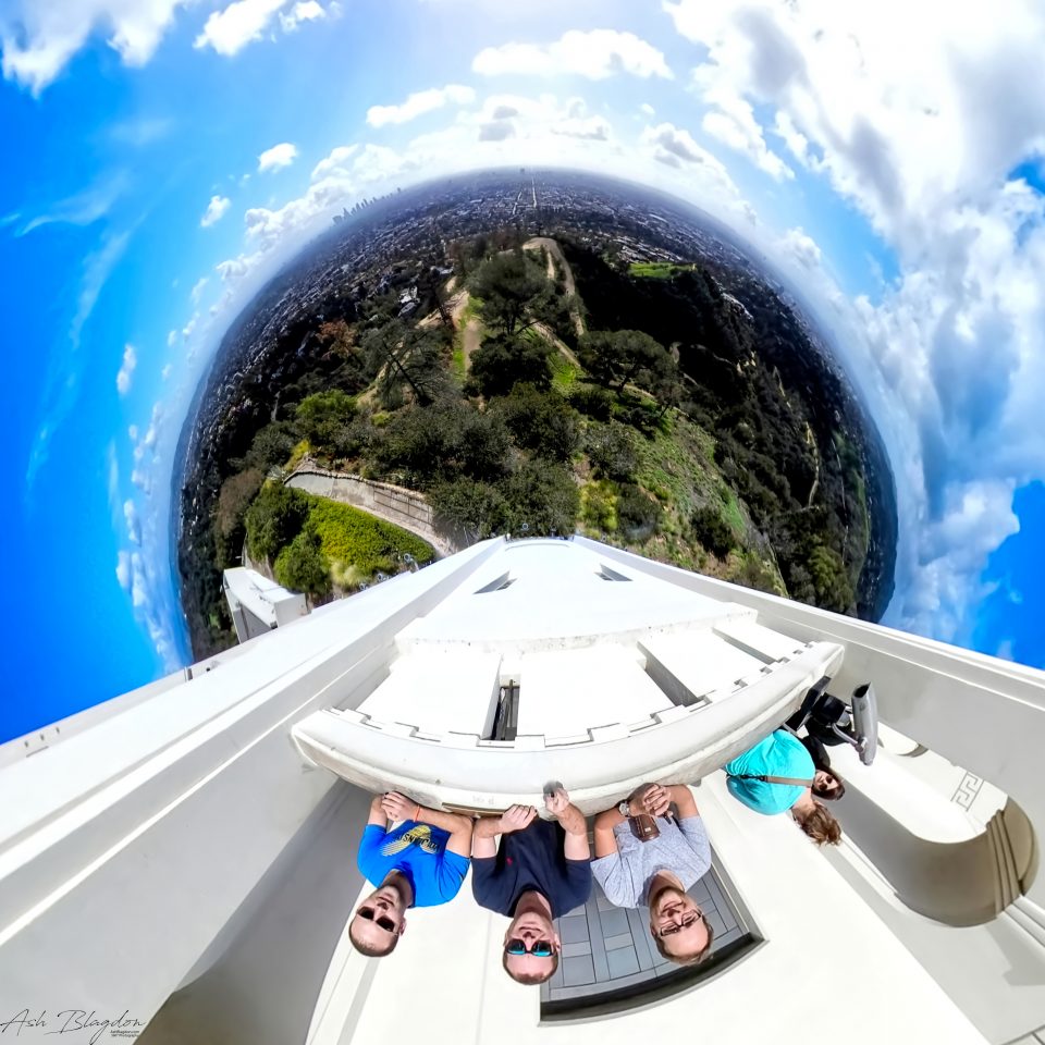 Griffith Observatory 2017, Los Angeles, USA - Tiny Planet