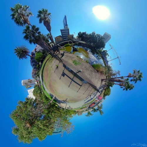 La Brae Tar Pits Tiny Planet 20220928 Los Angeles 1