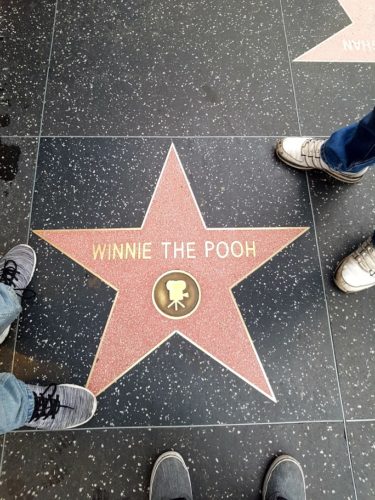 Winnie the Pooh Walk of Fame, Hollywood Los Angeles
