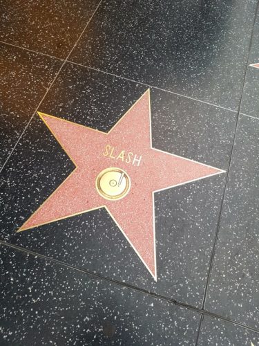 Slash Walk of Fame, Hollywood Los Angeles