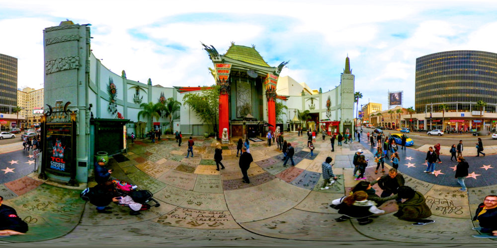 Hollywood Boulevard, Los Angeles, USA - 360 Panoramic