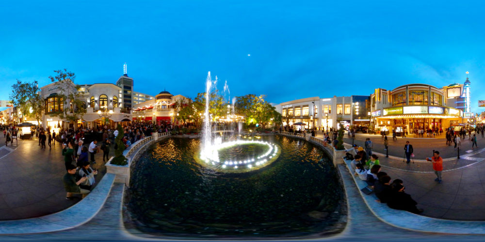 The Grove, Los Angeles, USA 360 Panoramic