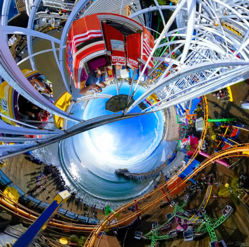 Santa Monica Los Angeles Inverted Planet 9