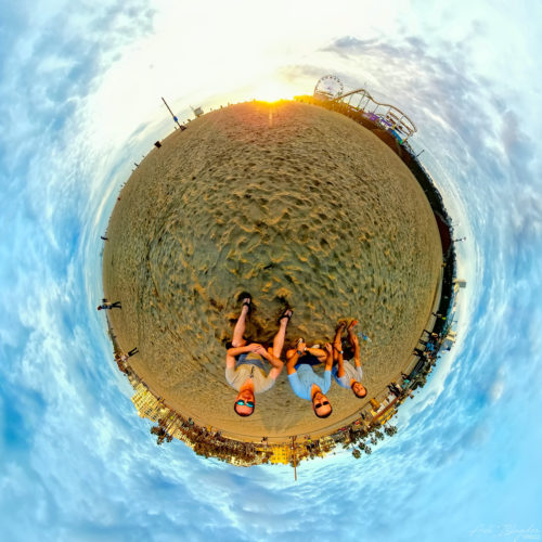 Santa Monica Los Angeles Tiny Planet 1.5