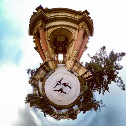 Palace of Fine Arts, San Francisco, USA - Tiny Planet Palace of Fine Arts, San Francisco, USA - Tiny Planet