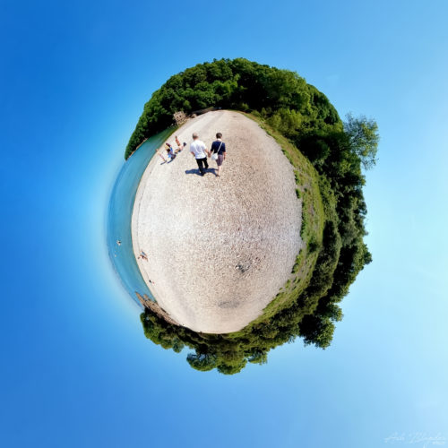 Elberry Cove Paignton, UK - Tiny Planet