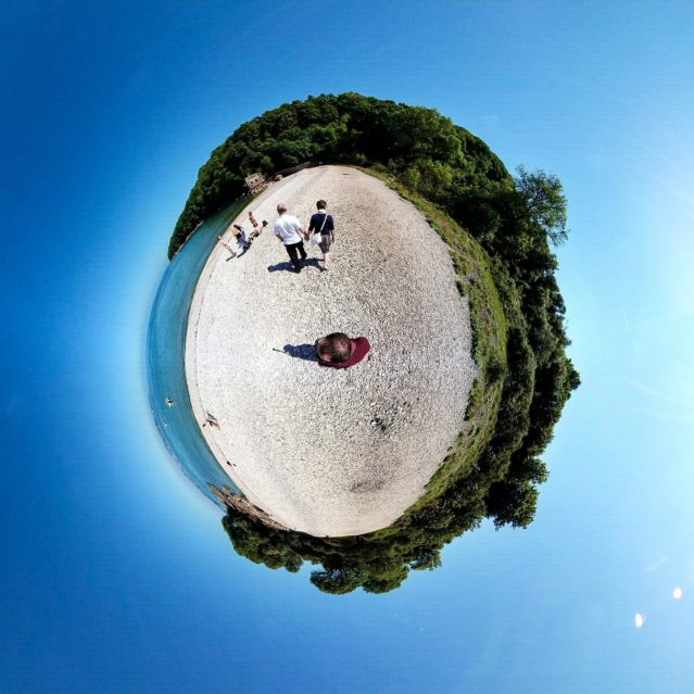 Elberry Cove Paignton, UK - Tiny Planet
