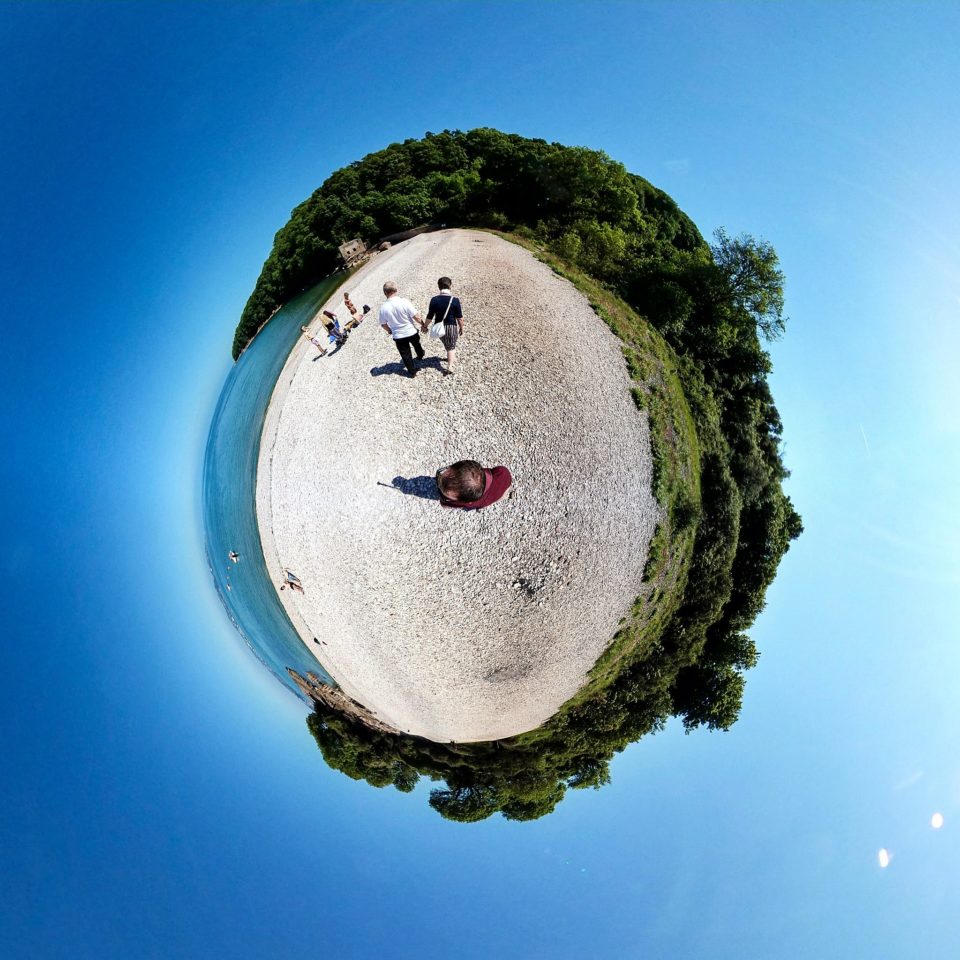 Elberry Cove Paignton, UK - Tiny Planet