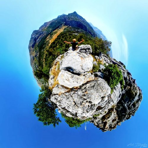 Villanueva del Rosario, Spain - Tiny Planet