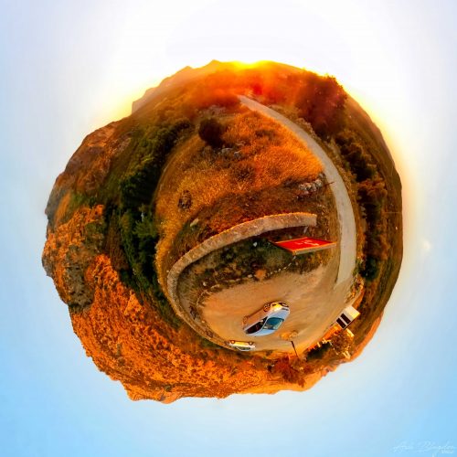 Hondanero View, Villanueva del Rosario, Spain - Tiny Planet