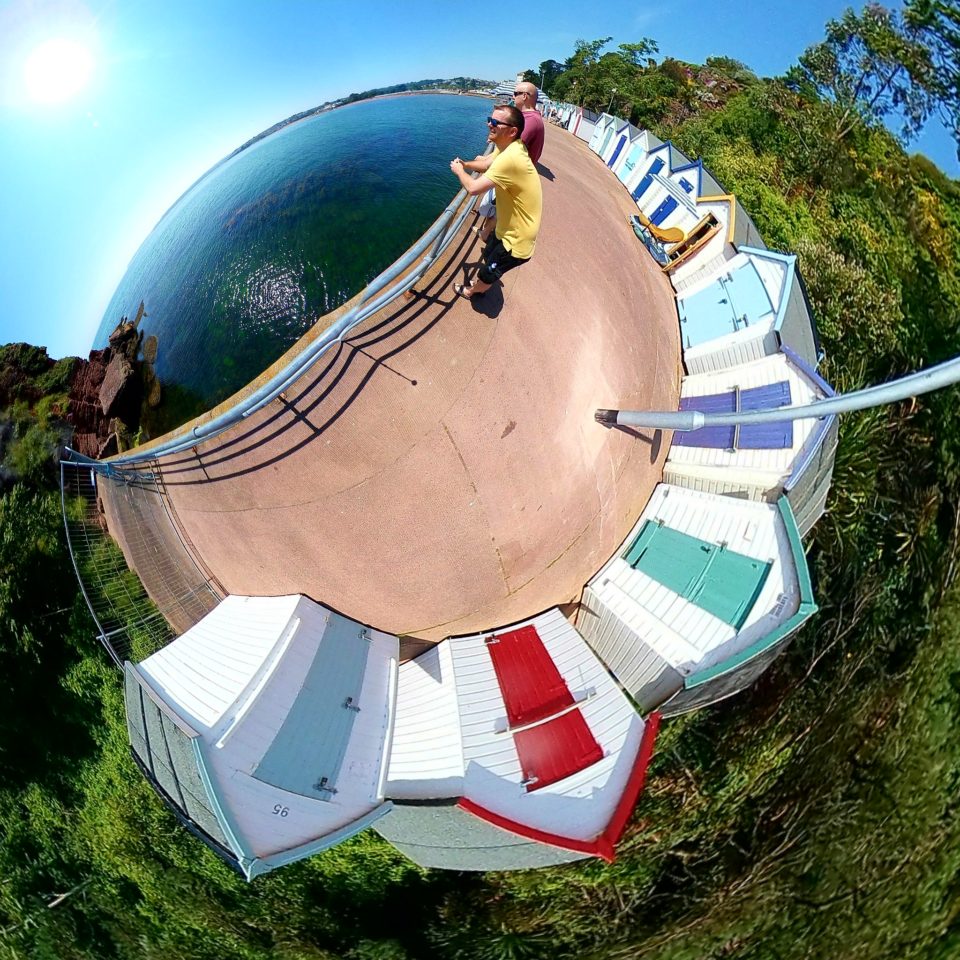 Goodrington Promenade, Paignton - Tiny Planet