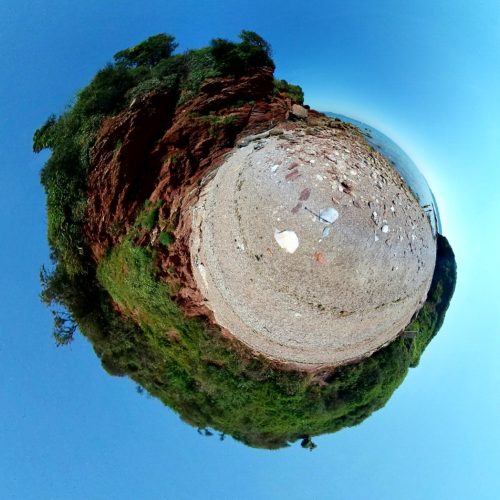Oyster Cove, Paignton, UK - Tiny Planet