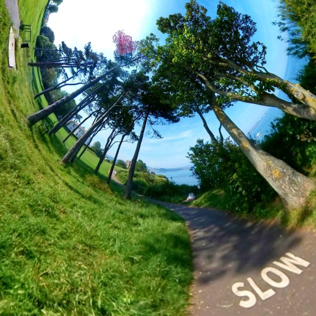 Roundham Head, Paignton, UK - Inverted Planet