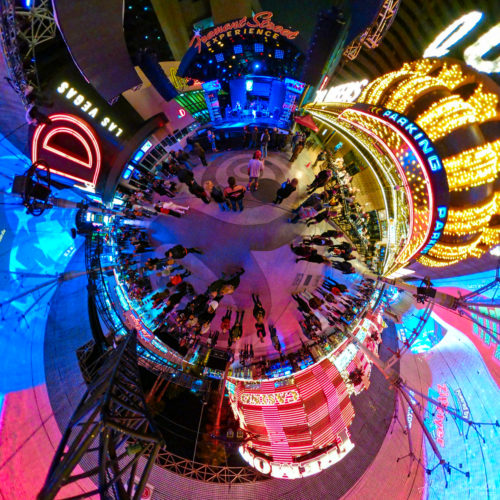 Fremont Experience Las Vegas Tiny Planet