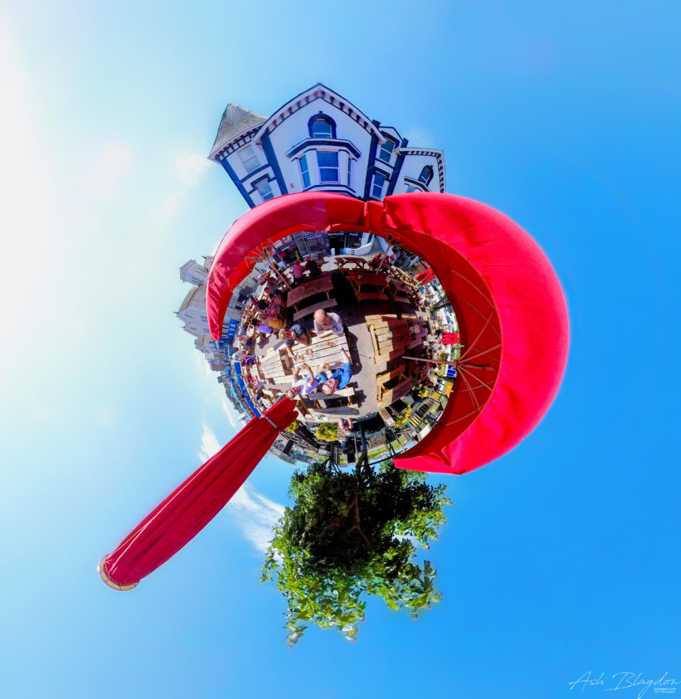 Spinning Wheel, Paignton - Tiny Planet