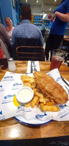 Fish 'n' Chips, Simply Fish - Brixham 2019