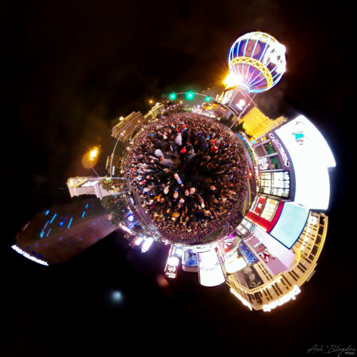Las Vegas, USA - Tiny Planet Las Vegas, USA - Tiny Planet