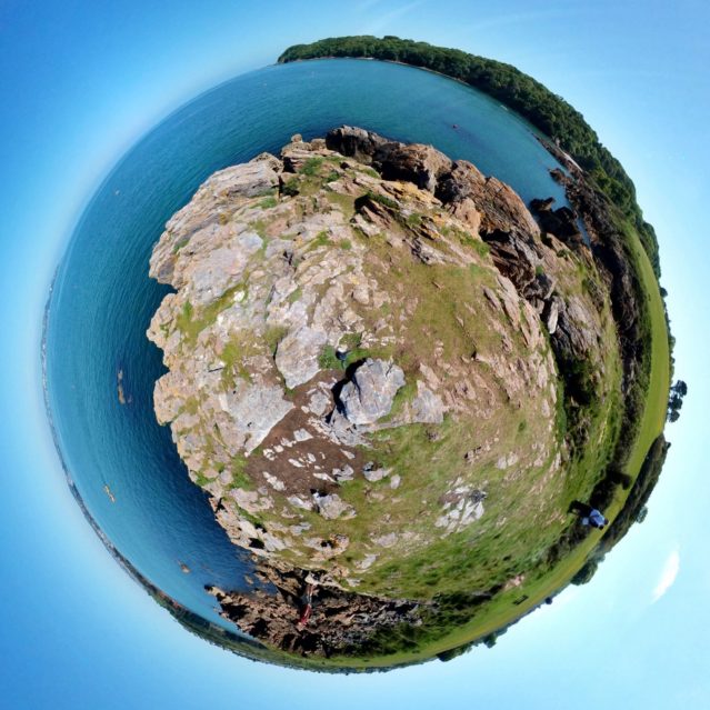 Churston Point, Paignton - Tiny Planet