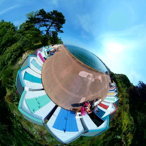 Goodrington Promenade, Paignton Tiny Planet
