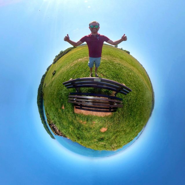 Churston Point, Paignton - Tiny Planet