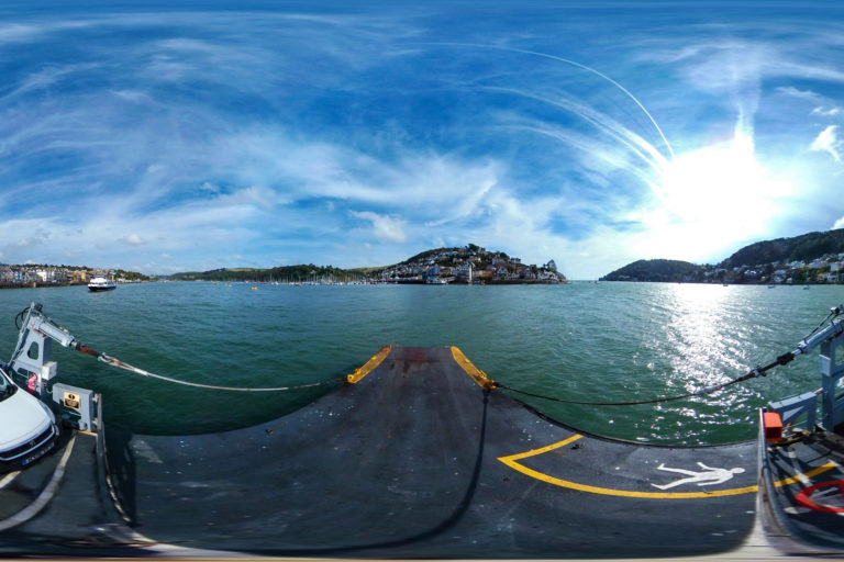 Dartmouth Lower Ferry, Kingswear 360 Panoramic