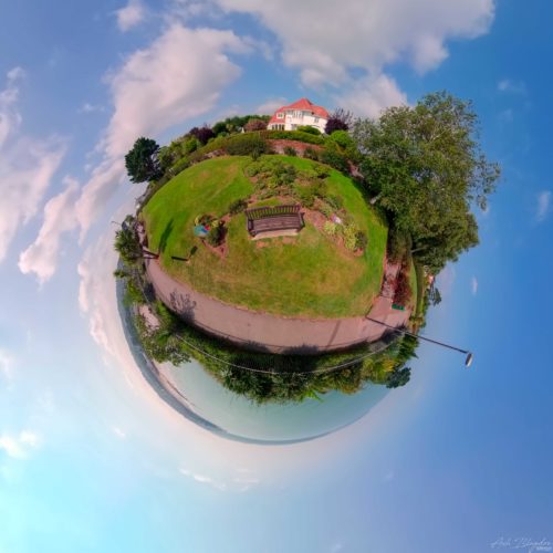 Roundham Head 2021 Tiny Planet Paignton 1 web