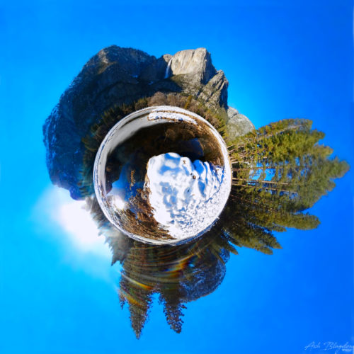 Yosemite Valley, USA Tiny Planet