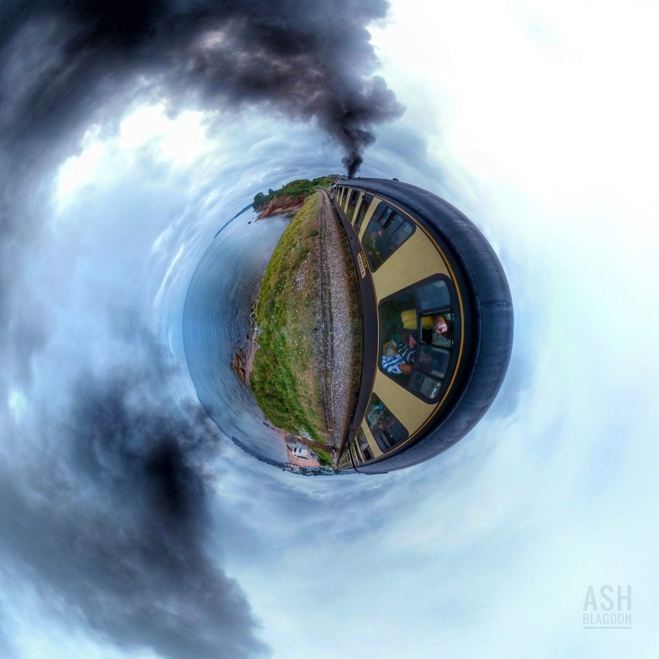 Dartmouth Steam Railway, Paignton- Tiny Planet