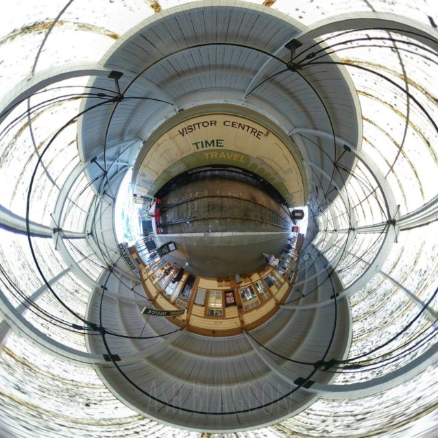 Dartmouth Steam Railway, Kingswear - Tiny Planet