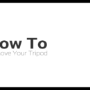How to remove your tripod