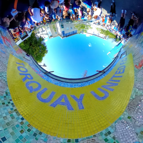Torquay Utd, Plainmoor, UK, Inverted Planet