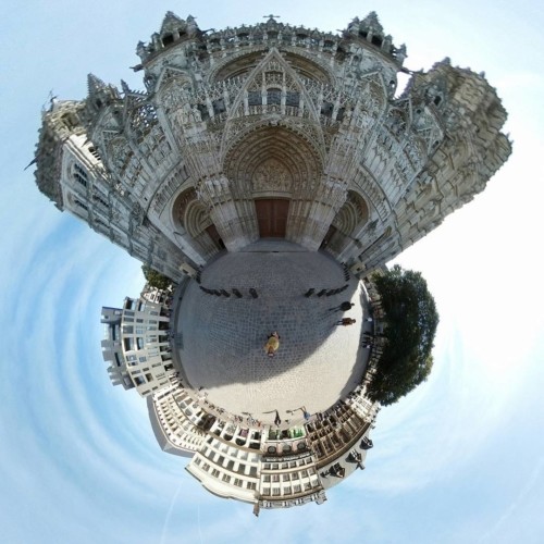 Rouen, France - Tiny Planet