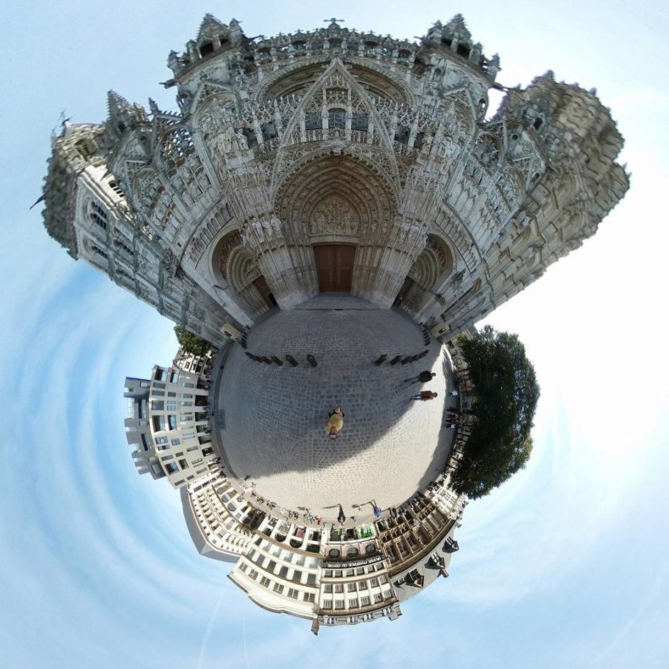 Rouen, France - Tiny Planet