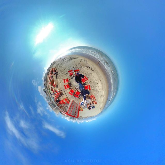 Le Touquet, France Tiny Planet
